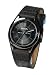 Bench Gents Black Sunray Dial & Black Strap Watch