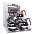VP17-3 Pourover Coffee Maker in Stainless Steel (Three Lower Warmers)