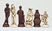 Golf Chessmen - Handpainted Polystone