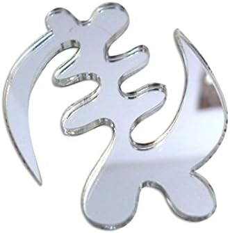 CSG knife totem acrylic mirror earrings