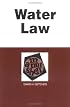 Water Law in a Nutshell (Nutshell Series)