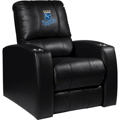 Home Theater Recliner with MLB Logo Panel Team: Kansas City Royals