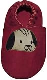 Tibet PLATEAU soft soled infant leather baby shoes SUEDE puppy red