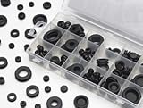 125-Piece Rubber Grommet Assortment Set