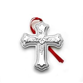 2007 Wallace Grand Baroque Sterling 'Cross' Ornament
