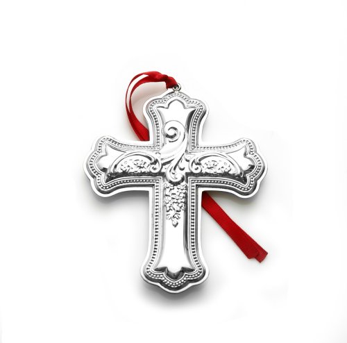 2007 Wallace Grand Baroque Sterling 'Cross' Ornament
