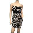 Plus Size Sequin Empire Waist Tube Dress Black