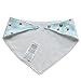 Bestbaby Baby Bandana Drool Bib 6 Packs Super Absorbent Cotton Teething and Dribble Bibs w/ Snap Neutral Gender for Girls and Boys (style1)