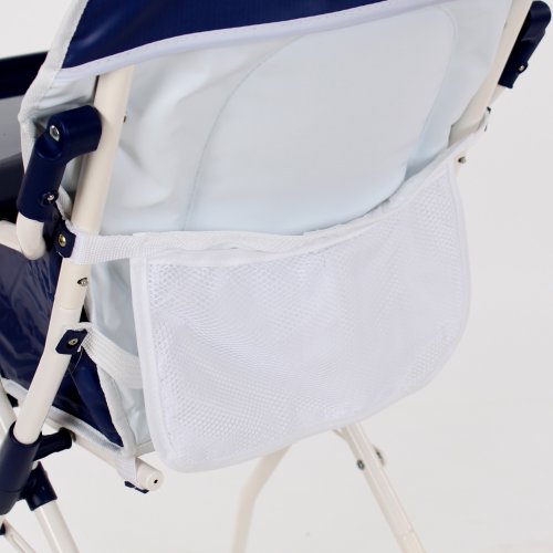 Imagen 4 de TecTake Trona para niños con bandeja y bebés azul