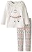 Mud Pie Little Girls' Santa Top and Legging Two-Piece Set