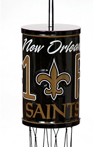 New Orleans Saints #1 Football Fan Garden Wind Chimes