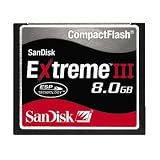 SanDisk Compact Flash Extreme III - 8 GB