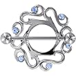 Solar Blue Gem CUTE CELTIC Nipple Shield