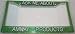 Green Glitter Ask Me About Amway Products License Plate Frame