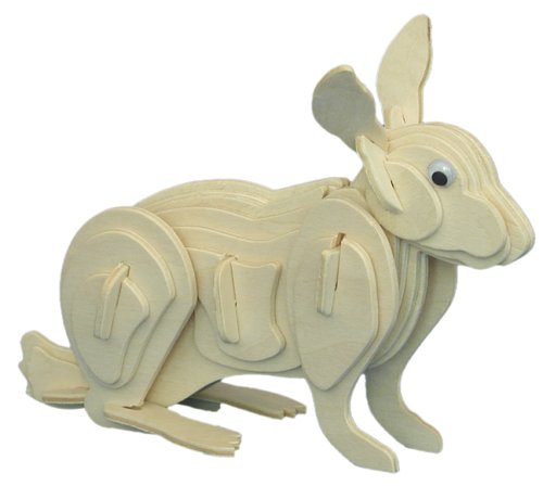 Childrens Toyshop  Toys : Rabbit - Woodcraft Construction Kit