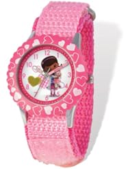 Disney Doc McStuffins Pink Velcro Time Teacher Watch