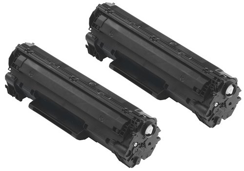 2 Pack Canon 128 (3500B001) Toner Cartridge Compatible by LINKYO LY-3500B001-128 - Black 2100 Yield