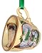 Pug Dog Holiday Scene Teacup Tea Cup Christmas Ornament