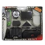PSP 26 in 1 Travel Kit - Case, Car Charger, Earphone, Magnifier, Lens Protector