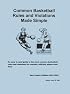 Basketball Rules and Violations Made Simple