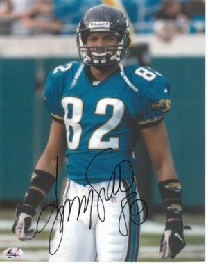 Jimmy Smith Autographed/Hand Signed Jacksonville Jaguars 8x10 Photo
