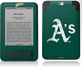 Skinit Oakland Athletics - Solid Distressed Vinyl Skin for Amazon Kindle 3