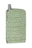Beautiful, Rich Italian Leather case for the Palm Treo, in Honey-Do Green Croc. Fits the Palm Treo 600, 650, 700w, and 700p.