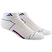adidas Women's Climacool Low Cut Socks (2 Pack), One Size, White/Blue/Shock Pink