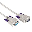 Hama Monochrom-Monitor-Kabel / Maus-Tastatur-Verlängerung (D-Sub-Stecker auf D-Sub-Kupplung) 1,8m