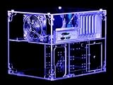 Sunbeam - Acrylic Cube PC Case - UFO Acrylic Cube - UV Blue