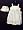 Good Lad Toddler Girls New White Flowered Applique Pipe Dress with Bloomers and Hat , 4T