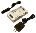Hi-Capacity Camcorder/Digital Camera Battery Charger for Canon Panasonic & Sony