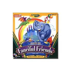 Crayola Magic 3D Coloring Book - Fanciful Friends