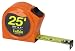 Lufkin HV1425D 1-Inch x 25 Engineers Hi-Viz½ Orange Power Return Tape Measure
