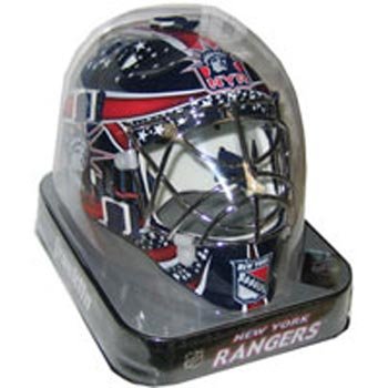 New York Rangers Mini Goalie Mask (Quantity of 1)