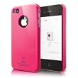 elago S4 Slim Fit Case for AT&T and Verizon iPhone 4 with Logo Protection Film (Hot Pink)