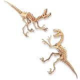 3-D Wooden Puzzle - Deinonychus 2 In 1 -Affordable Gift for your Little One! Item #DPUZ-1235