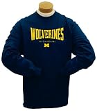 Michigan Wolverines Felt Applique Long Sleeve T-Shirt