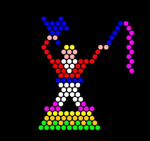 Lite Brite Refill: Circus (SQUARE - 15 sheets)
