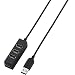 ELECOM USBHUB2.0 �X�}�[�g�n�u �o�X�p���[ 4�|�[�g 1m �u���b�N U2H-TZ410BBK