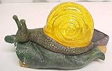 Darling Snail On Rock Solar Light Garden Statue - B00172QSVA