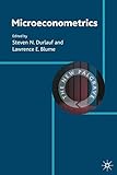 Microeconometrics