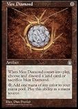 Mox Diamond Stronghold Rare Artifact (Light Played)