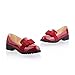 Show Shine Women's Fashion Nubuck Bows Loafers Shoes