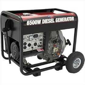 All Power 6500W Electric Start Diesel Generator (APG3201) by All Power