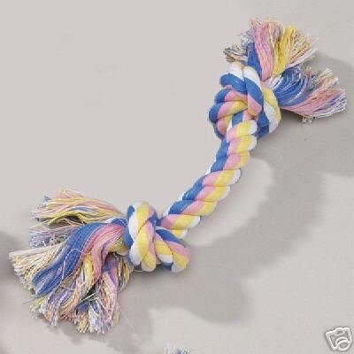 Zanies Pastel Rope Bone 81/2″ Dog Chew Toy