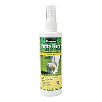 NaturVet Potty Here Training Aid Spray for Puppies and Dogs, 8 oz Liquid , Made in USA
