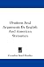 Search : Orations and Arguments by English and American Statesmen