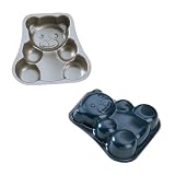 Kaiser Bakeware Kinder Kinder Mini Bear Cake Pan, Set of 2