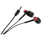 Koss KEB/24R Lightweight In-Ear ISO Earbud Headphones - Red
